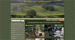 Desktop Screenshot of hendersonsettlement.com